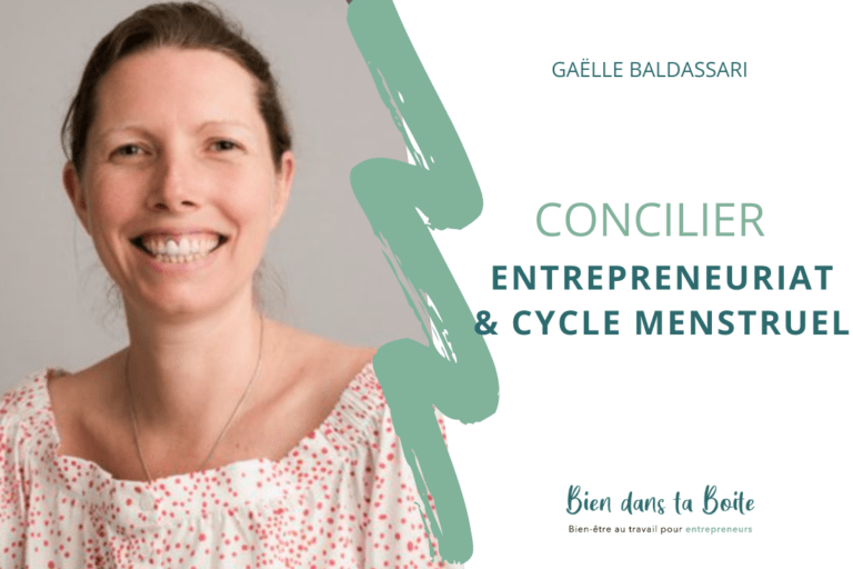 entrepreneuriat et cycle menstruel